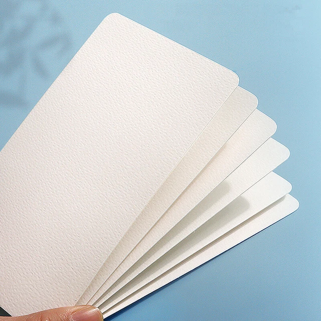 Aquarellpapier 300 G/m², 120 Blatt, 17,8 X 25,4 Cm – Kaltgepresst, Baumwollanteil, Für Karten & Malerei