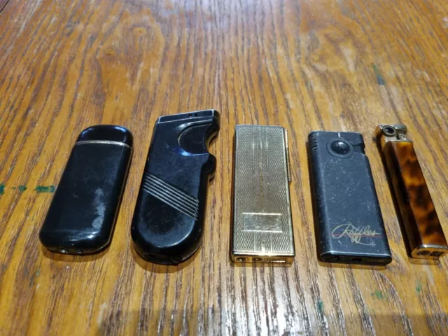 Five Pocket Cigarette Lighters Raffles Calibri Royal Keit