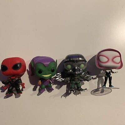Funko Pop Marvel: Green Goblin, Spider-Gwen, Vulture, Superior Spider-Man LOT