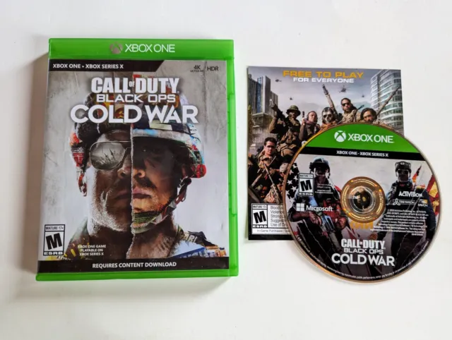 CALL OF DUTY Cold War 2020 Xbox One With Game Case Xbox One Series
