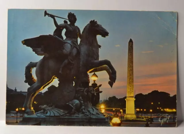 Place de la concorde Paris - carte postale CPA9