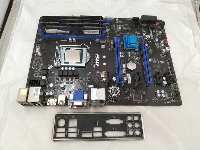 ジャンクマザボ　CPU メモリ付き　MSI　Z97-S01　LGA1150 マザーボード マザーボード Z97-S01の通販 by pink7panda\u0027s shop｜ラクマ