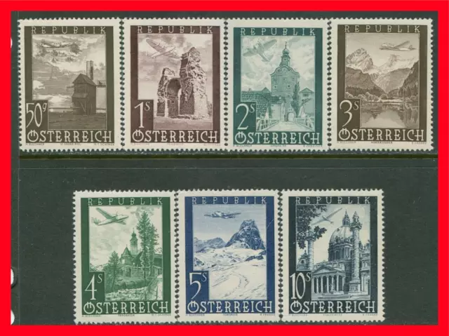 Austria Air Post Stamps Scott C46-C53, MNH Complete Set!! A228a