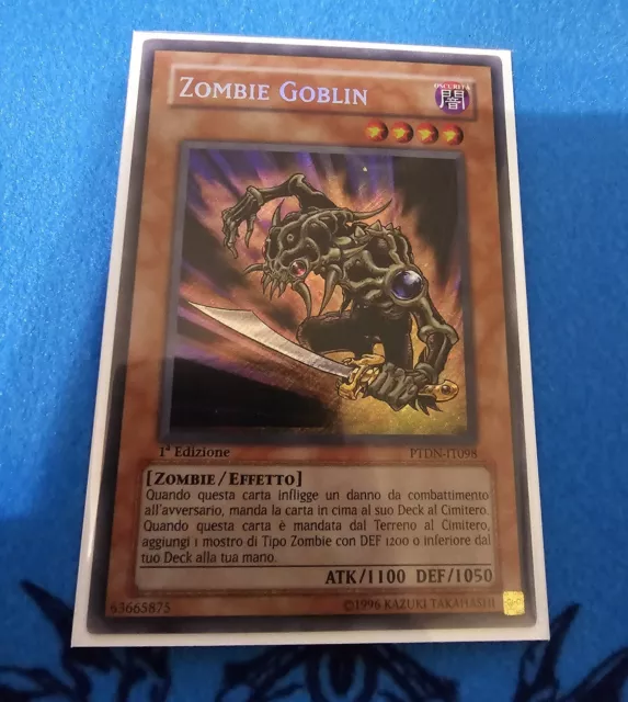 Yu-Gi-Oh! TCG Goblin Zombie Italian PTDN-IT098 1st Edition Secret Rare LP