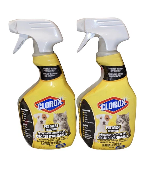 CLOROX PET MESS REMOVER For Urine, Stains And Odors 709ml/24oz Lot Of
