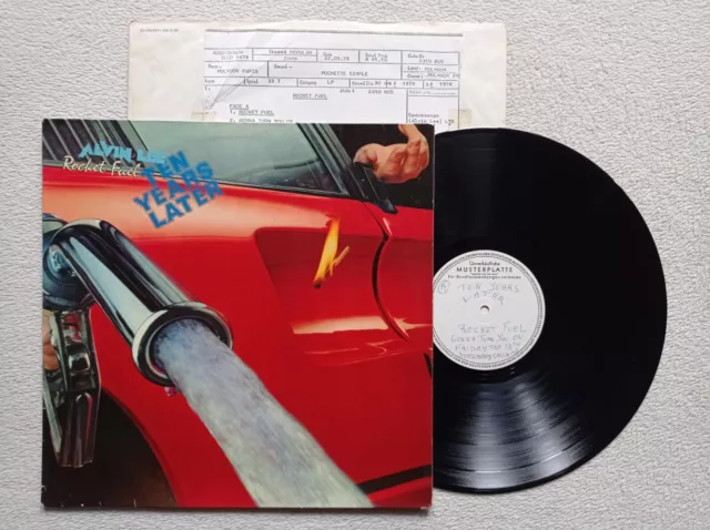 LP 33T ALVIN LEE & TEN YEARS AFTER "Rocket Fuel" POLYDOR 2344 103 TEST PRESSING-