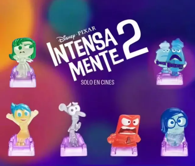 2024 MCDONALD'S INSIDE Out 2 movie Disney Pixar HAPPY MEAL TOYS Or Set