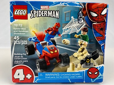 lego spider man sandman showdown
