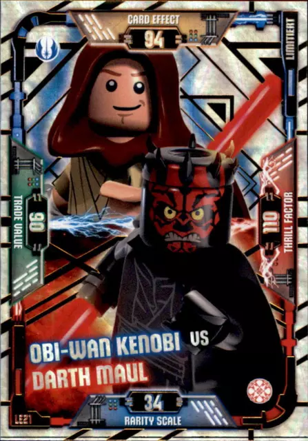 LE21 - Obi-Wan Kenobi VS Darth Maul - Limited Edition LEGO Star Wars Cards