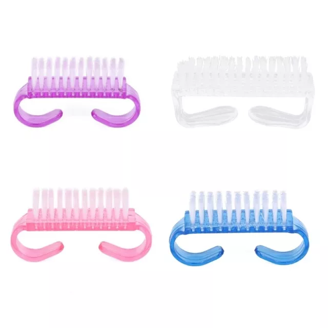 Small Handle Nail Brush Nail Hand Scrubbing Cleaning Brush Toes and Nail Cleaner