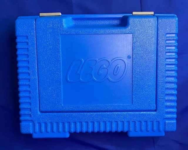 Vintage 1984 LEGO Blue Storage Systems Carrying Case Bin Box - Clean!