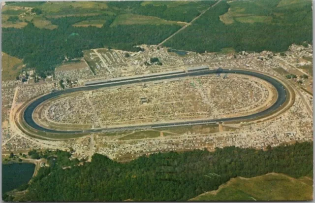 1977 DARLINGTON INTERNATIONAL RACEWAY SC Postcard NASCAR / Southern 500 Race