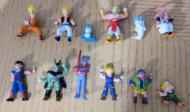 LOT DE 12 Mini Figurines Dragon Ball Z Vintage 1989 Goku Gohan EUR 44