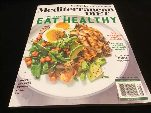 Better Homes & Gardens Magazine Mediterranean Diet 100 Ways to Eat Healthy