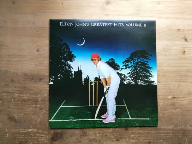 Elton John Greatest Hits Volume II EX Vinyl LP Record Album DJH20520 & Booklet