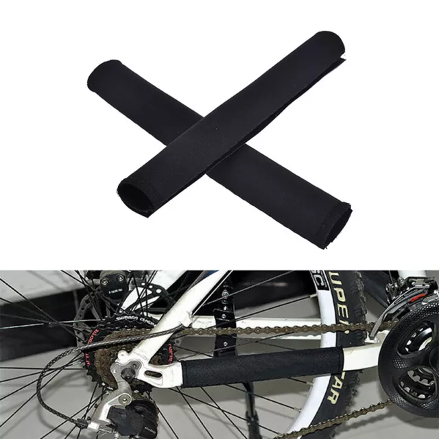 2X Cycling Bicycle Bike Frame Chain stay Protector Guard Nylon Pad Cover Wrap