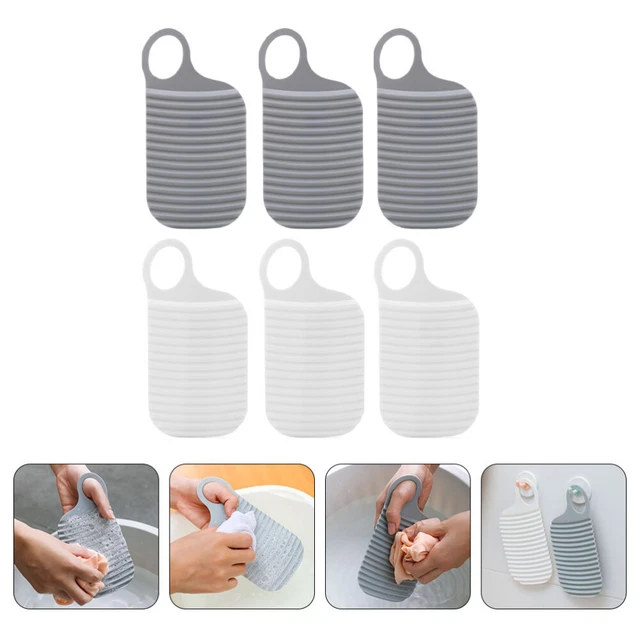 6 PCS WASHBOARD for Laundry Mini Portable Clothes Fine Workmanship