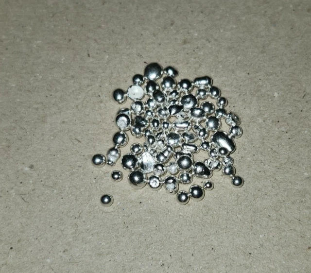 thumbnail image 2 of 10 Grams Of .9999 Fine Silver Shot In Glass Vial - Pure Metalor Bullion, Rounds, Coins, Bar 2 of 6