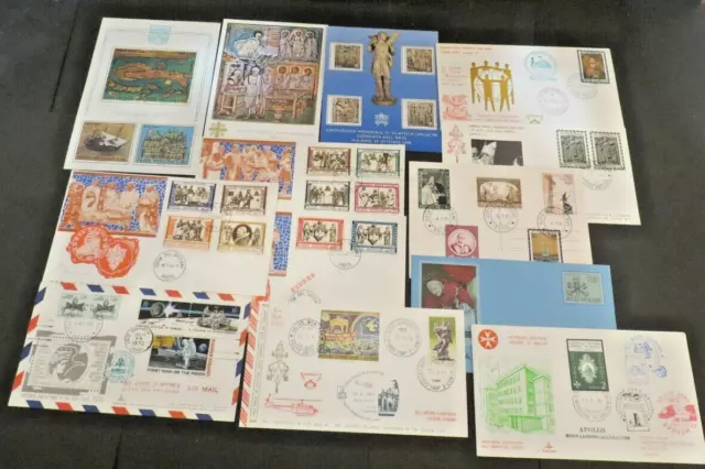 Vatican - Lot 3 Bf  Mnh** - 9 Enveloppes - 1 Aerogramme - Qualite - Belle Cote