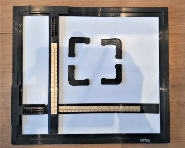 PATERSON DARKROOM ENLARGER Print Easel Masking Frame For Prints Up to