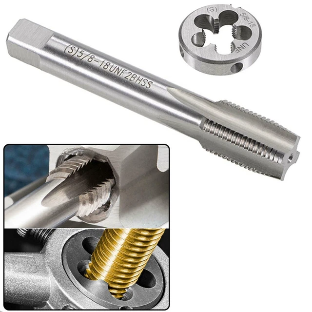 Tout Neuf Poignée Outils 5/8-18 Robinet 5/8-18 Die Haut Vitesse Acier