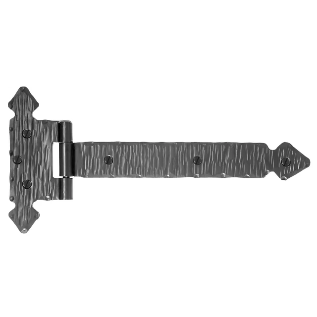 2 Pack 6" 9" 12" Rustic Iron Spear Strap T Hinge For Doors & Gates Hand Forged