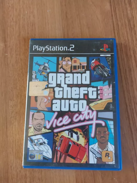 Ps2 Gta Grand Theft Auto Vice City Playstation 2 Vers. Ita  Mappa Come Nuovo