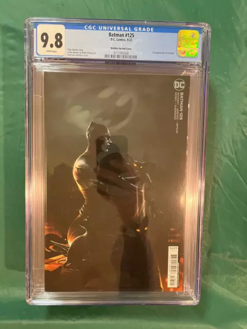 Batman # 125 Mattina Variant Cover CGC 9.8 WP DC Key 1st Appearance of Failsafe