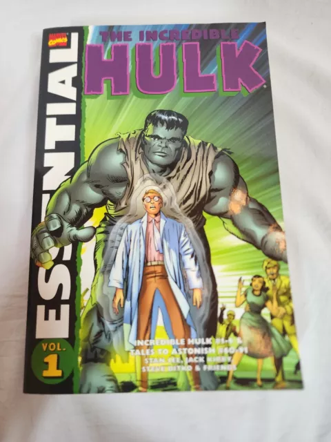 The Incredible Hulk Volume 1  Jack Kirby Stan Lee Ditko 2006 Marvel Essentiel