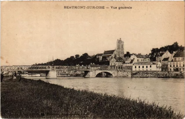 CPA BEAUMONT-sur-OISE - general view (519835)