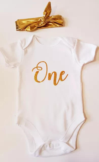 Gilet body bambine 1 ° compleanno abito festa torta smash servizio fotografico