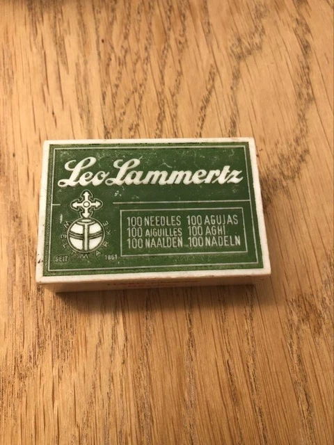 Leo Lammertz - 100 HARTCHROMNADELN - **NUR BOX** - 2 1/2"" X 2"" SAMMLERSTÜCK
