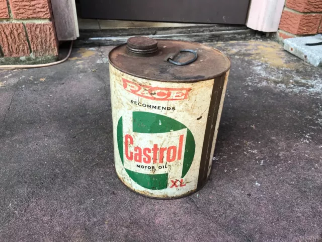 CASTROL XL  One Gallon  PACE  MOWER FUEL CAN