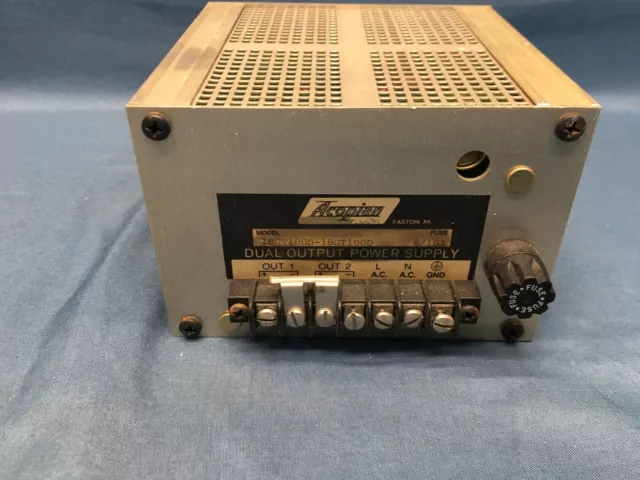 EUC-ACOPIAN 18GT100D Dual Tracking Power Supply Unit 18GT100D