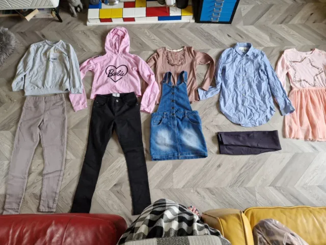 Girls Bundle Of Autumn/Winter Clothes Age 11-12 Years Next,H&M, Newlook & Others