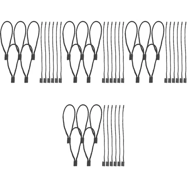 4pcs 1 Bag Hanging Tags Strings Tags String Tags Seilhänge