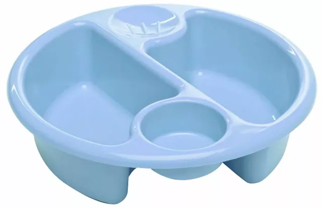 Bath Bowl Nursery Bathing Top n Tail Baby Newborn Infant Wash Blue