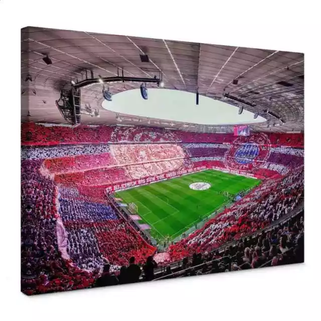 Fototapete FC Bayern Stadion Choreo bei Tag FANSHOP FANARTIKEL FCB