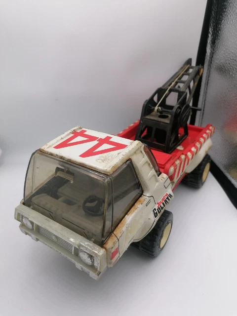 Camion toupie, en métal, marque joustra goliath, jouet vintage, de collection - Jeux & Jouets
