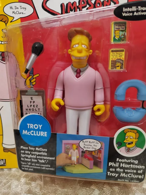 The Simpsons, World Of Springfield, Troy McClure Figure, Voice Interactive, 2