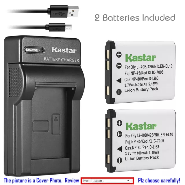 KLIC-7006 KLIC7006 K7006 Battery & Charger for Kodak Easyshare M583 M873 M883