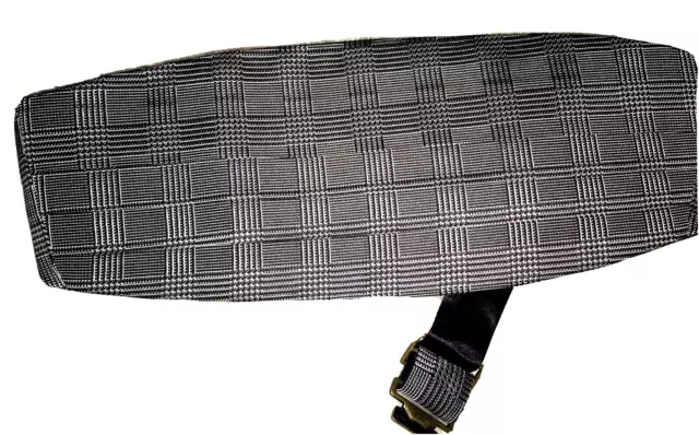 Cummerbund Satin Plaid, Formal Wedding Men's Adjustable
