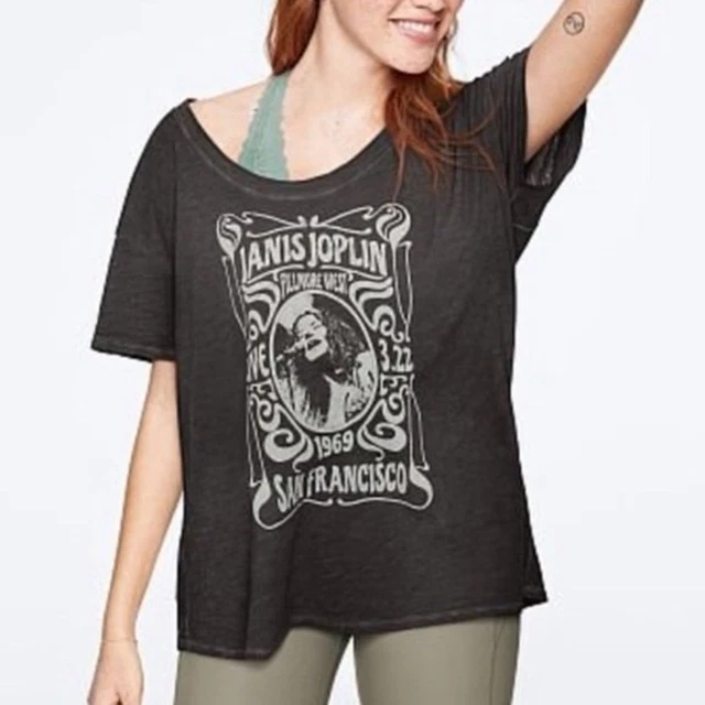 Janis Joplin 1969 San Francisco Live Oversized Tee Graphic Band Tee XS Janis Joplin 1969 San Francisco Live Oversized Tee Graphic Band Tee XS