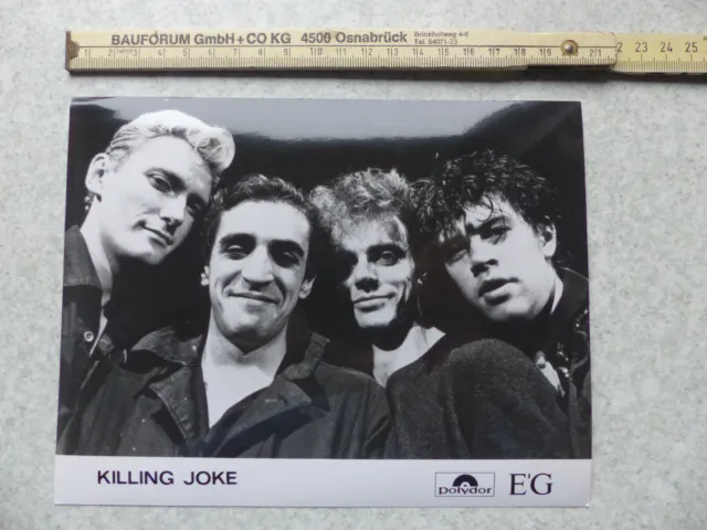 Killing Joke, Original Presse/Promo-Foto, auf Hochglanz Foto-Papier