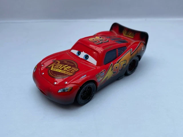 DISNEY CARS DIECAST Burnt Lightning McQueen Cars Toons Loose VGC Very ...