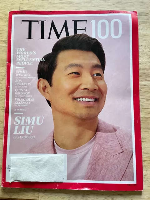 Time Magazine - Simu Liu - June 6th/June13th - World's Most Influential People