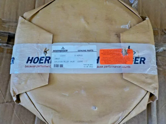 Hoerbiger Explosion Relief Valve 122 Evo New Surplus 2