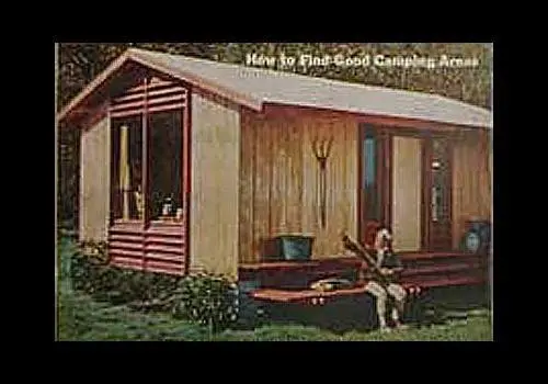 Cómo construir una casa de vacaciones/campamento de cabina 16 x 24 1966 planos diseño simple