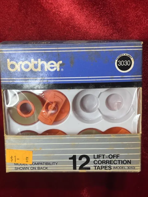 Brother Typewriter Lift-Off Correction Tapes  3030 Genuine Missing One Tape