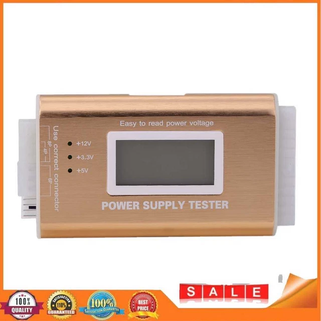 Tester di tensione PC LCD digitale 20/24 pin 4 alimentatore ATX BTX ITX SATA HDD disco rigido